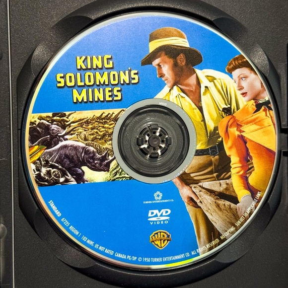 King Solomon’s Mines (1950) DVD – Deborah Kerr, Stewart Granger – Like New - Picture 3 of 3